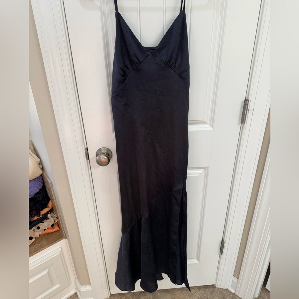 Long black dress with slit!